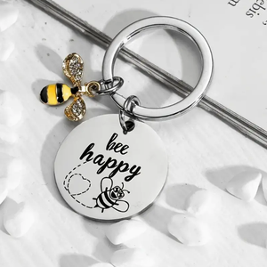 Bee Happy Keychain (PRE ORDER ONLY)