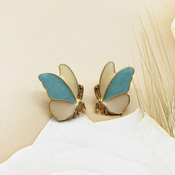 Colored Butterfly Earrings