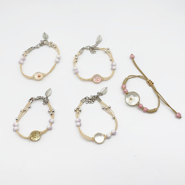 Dried-Flower Bracelet (5 colors available)