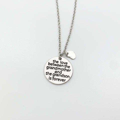 Grandmother and Grandson Forever Necklace