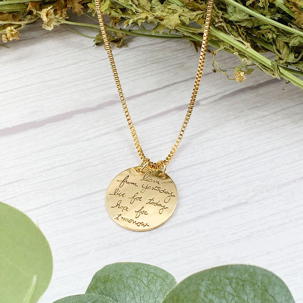 Live the Life You Love Necklace