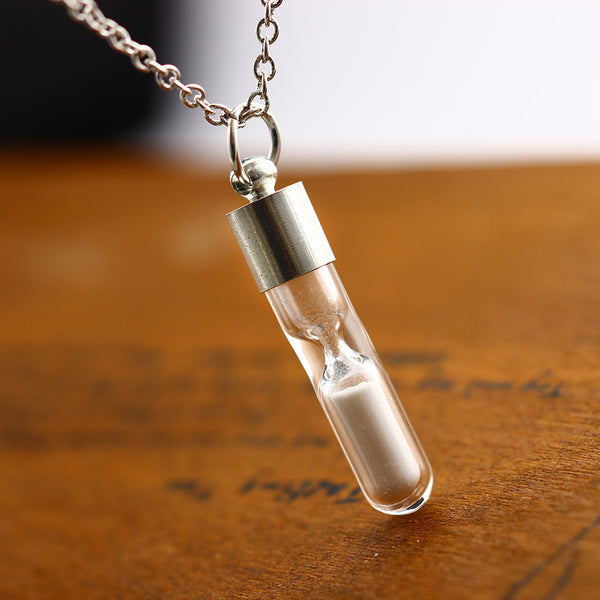 Glow In the Dark Hourglass Necklace (Pre-Order Only)