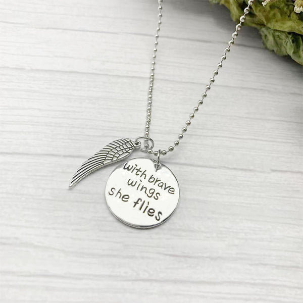 With Brave Wings Necklace