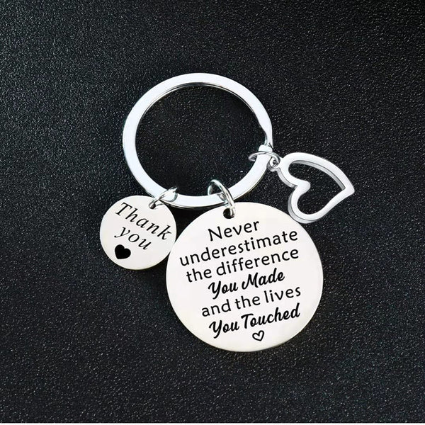 The Difference You Made Keychain